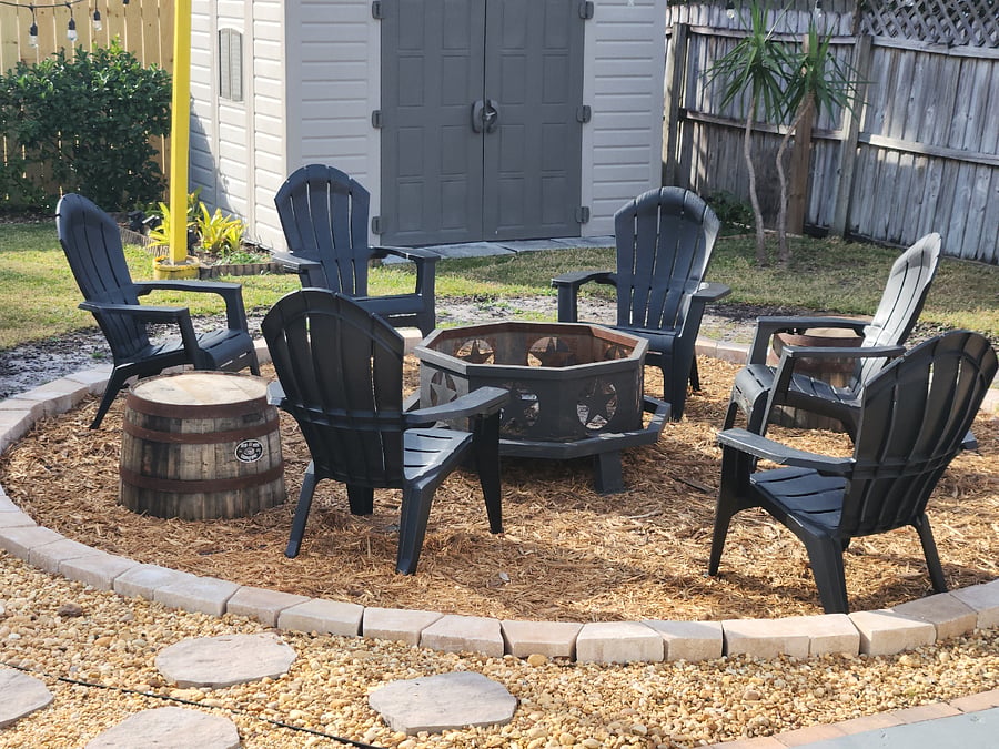Fire pit seating