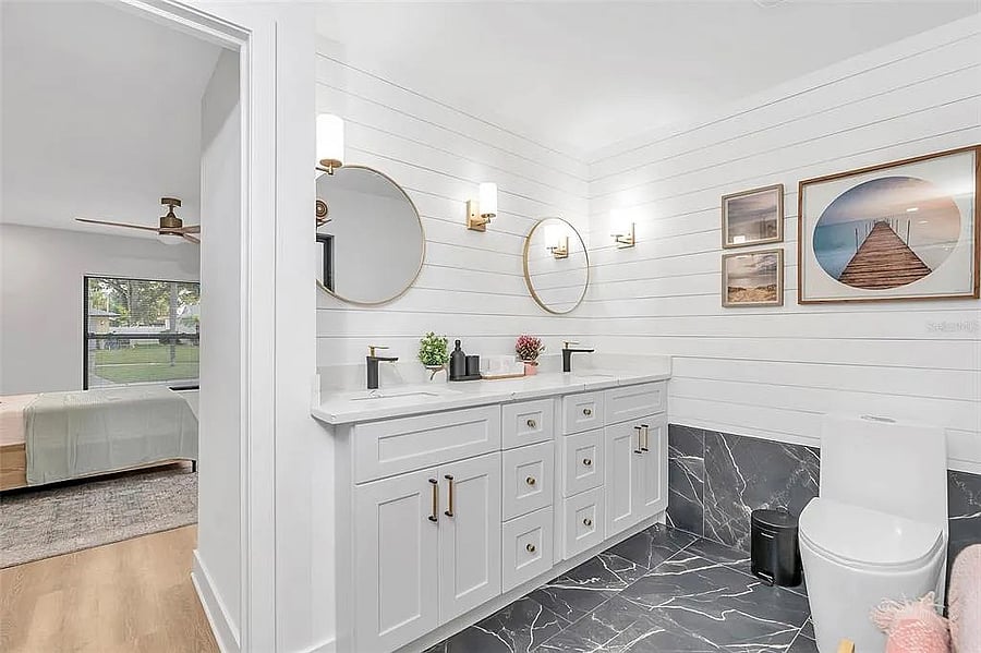 master bathroom
