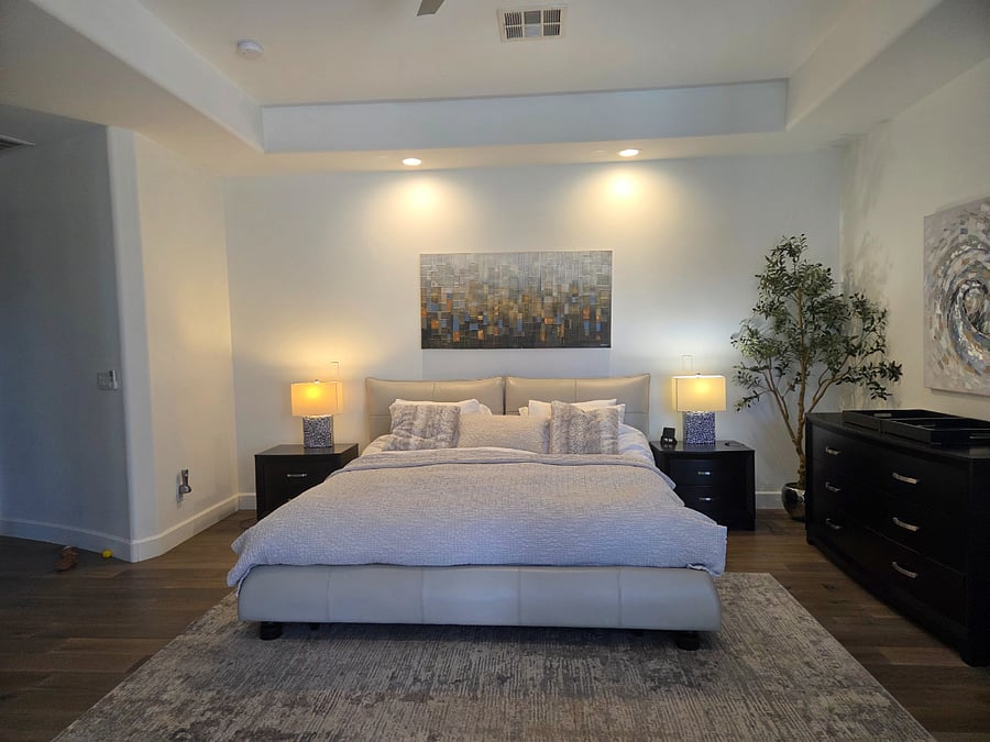 King Bed in primary bedroom