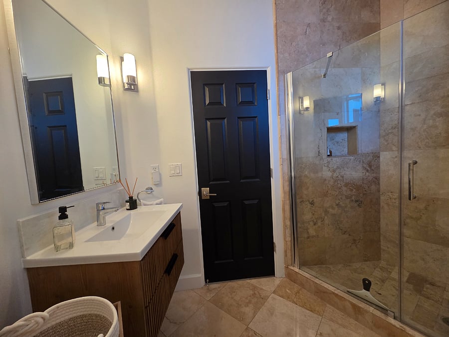 Bathroom #3 with large shower