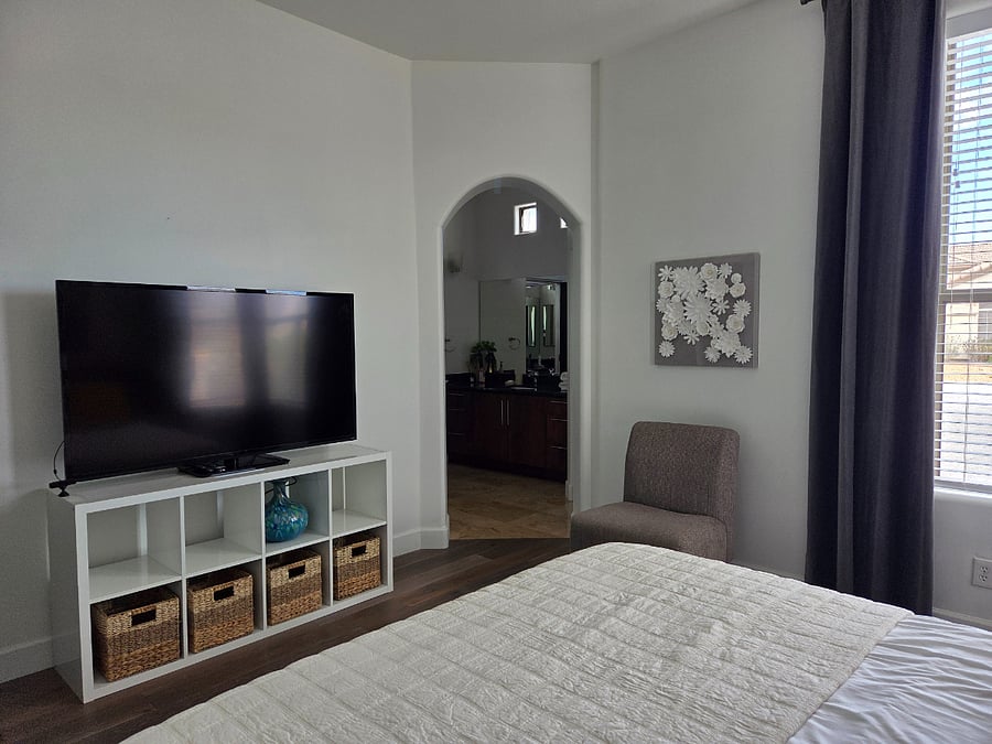 2nd Bedroom with private vanity and walk in closet
