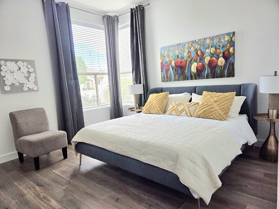 2nd Bedroom King size bed