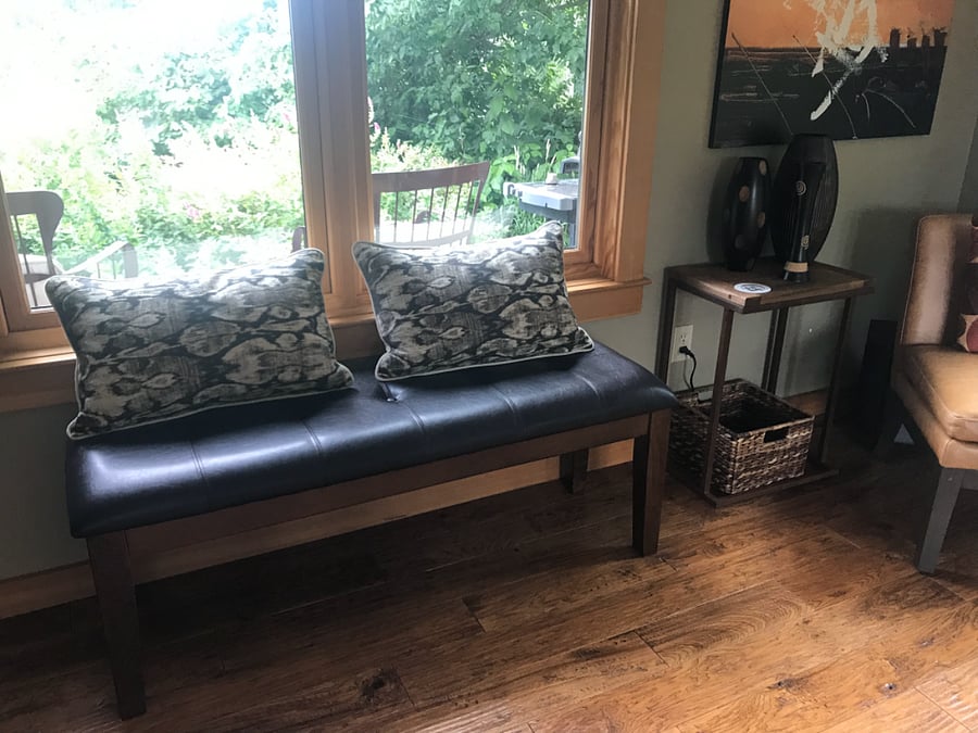 View of Mt Adams from living room and kitchen