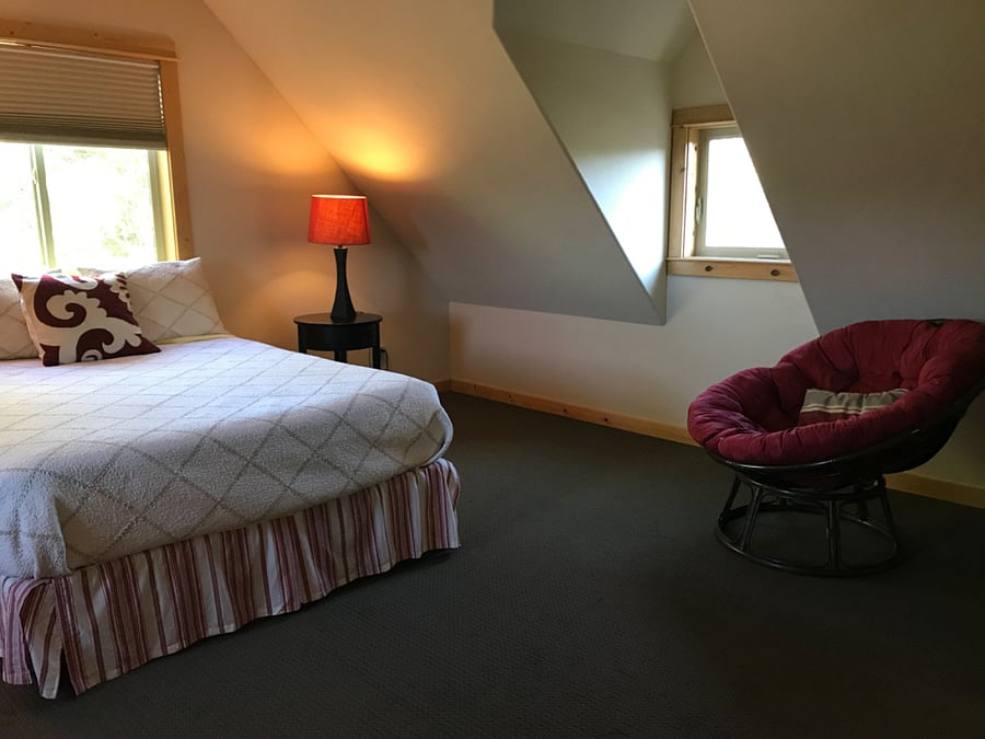 Guest room with private bath and away from the Master