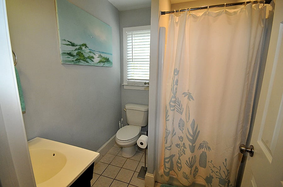 bathroom with walk in shower