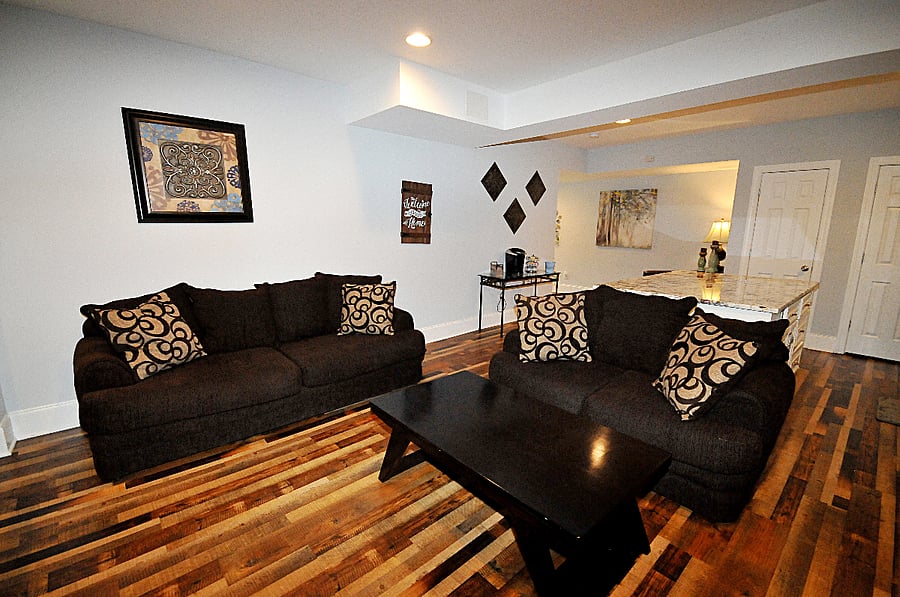 hang out area in the living room