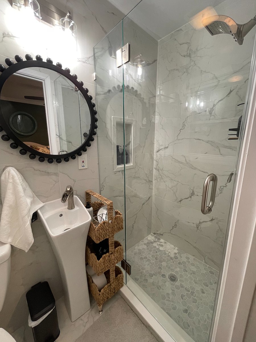 Newly renovated bathrooms