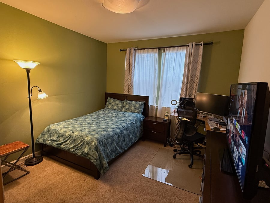 Bedroom 2 with a double bed