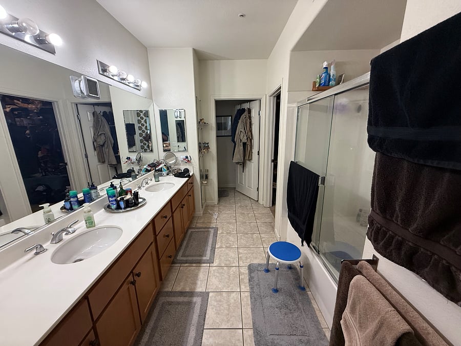 Master bathroom