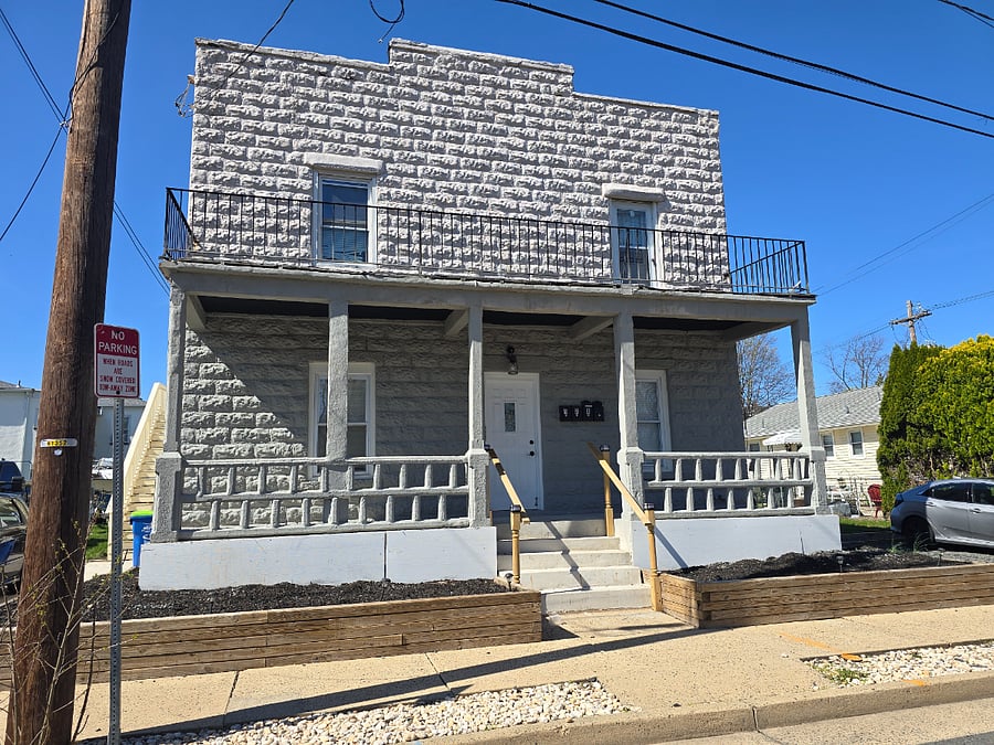Front of house and front entrance