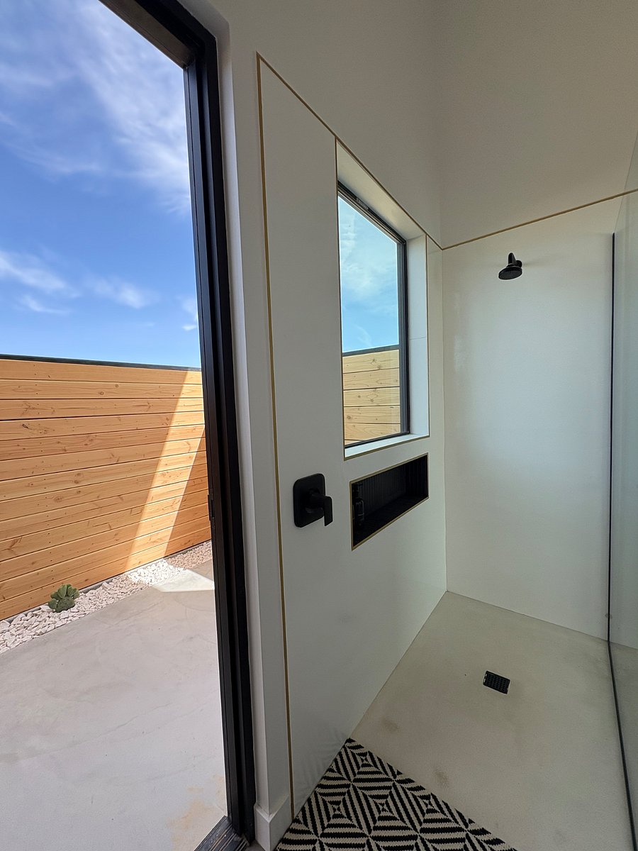Bedroom 2 restroom shower & patio