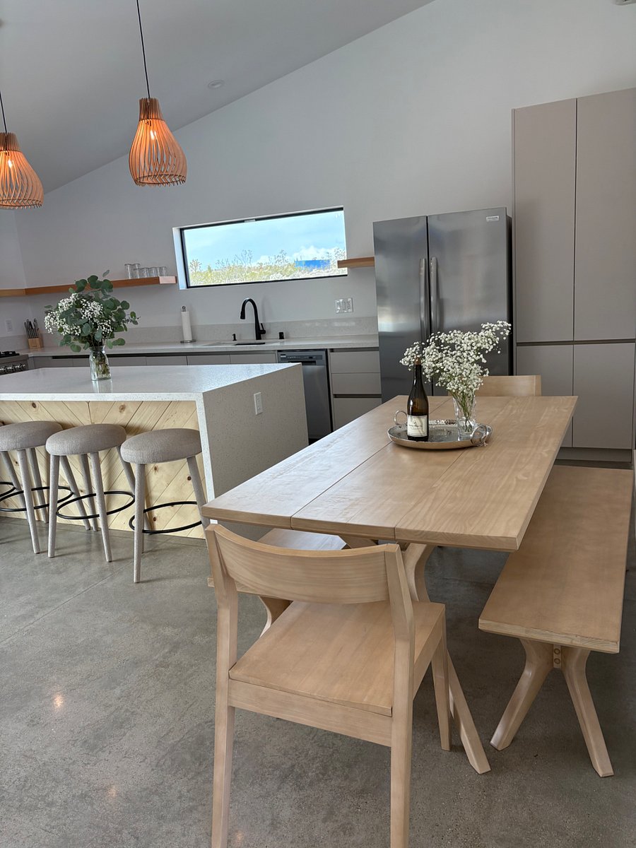 Kitchen island seating and dining table