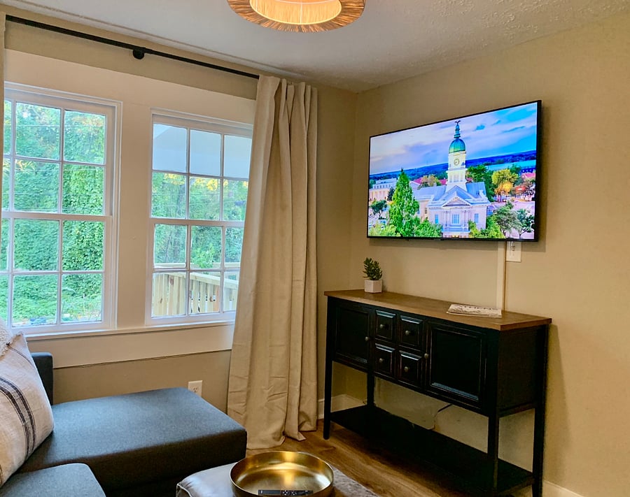 Smart TV in the living area