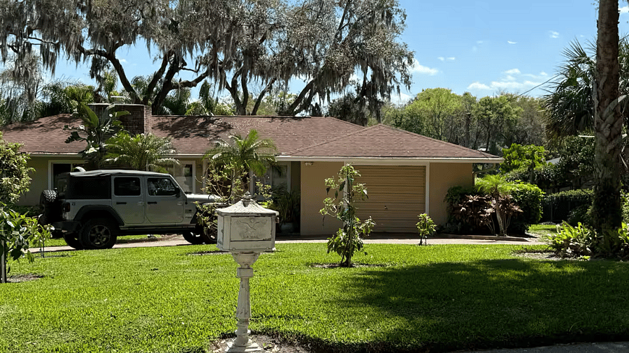 Enjoy the luxury of your own personal parking space in a beautifully designed circular paver driveway. The charming, well-maintained driveway provides both functionality and curb appeal, offering a convenient and stylish place to park right at your doorstep.