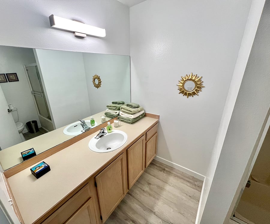 Bathroom 2. Private bath for Bedroom 2.
