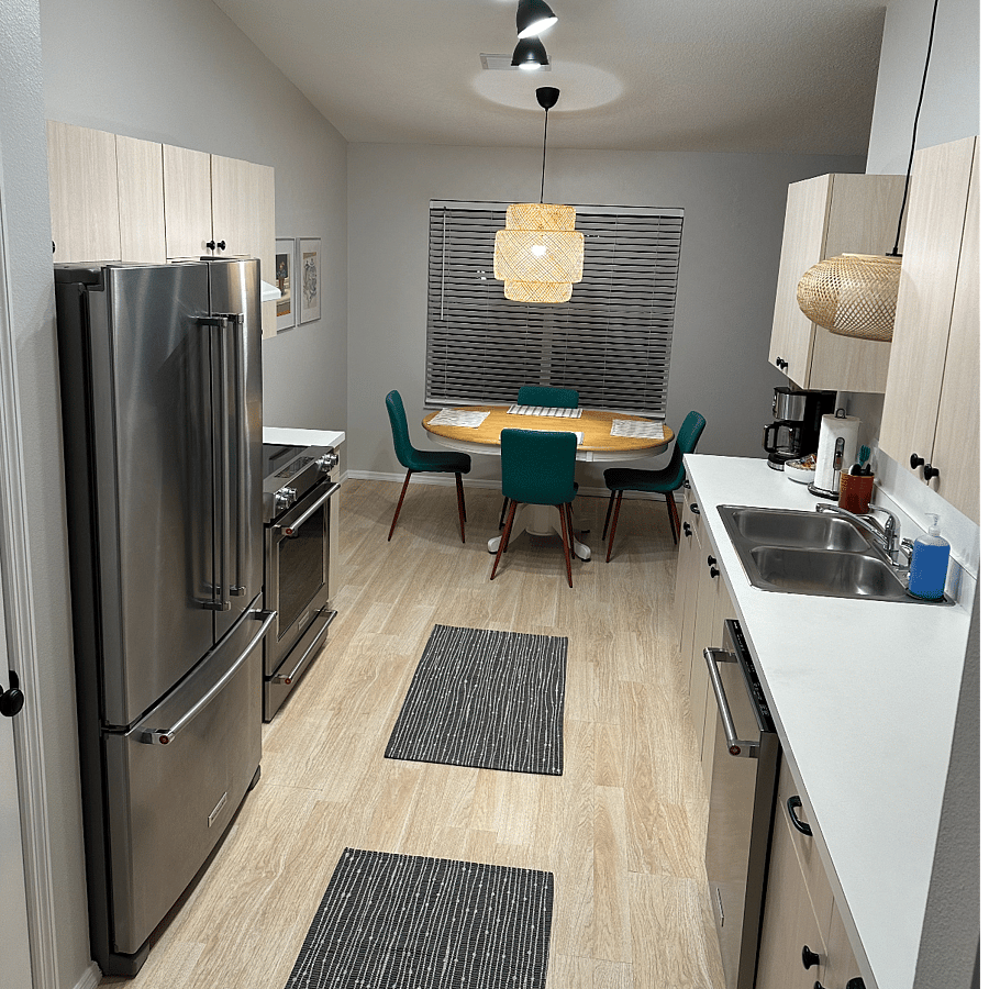 KITCHEN - DINING ROOM.