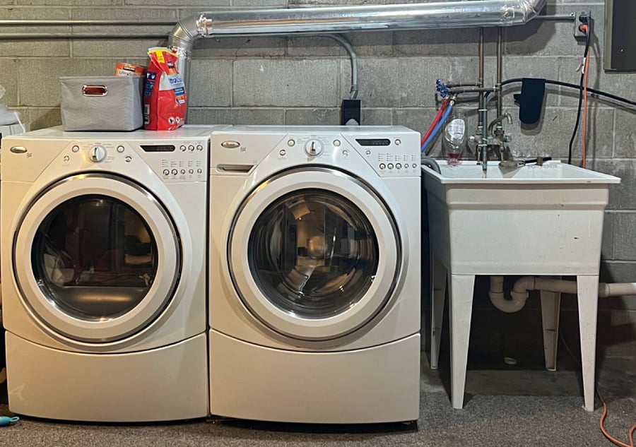 Washer and dryer