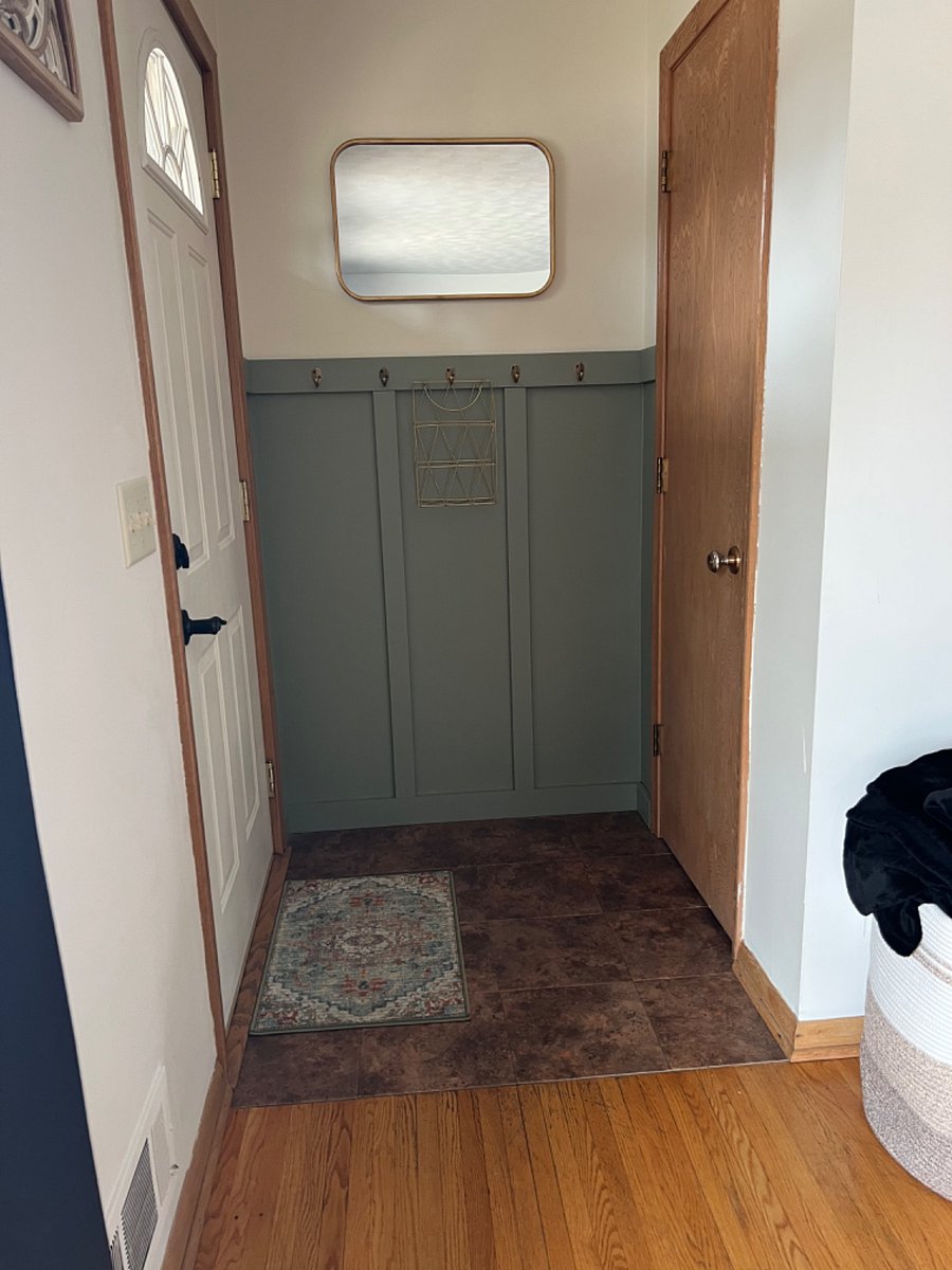 Entrance with closet