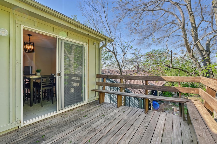 Main floor outside deck 