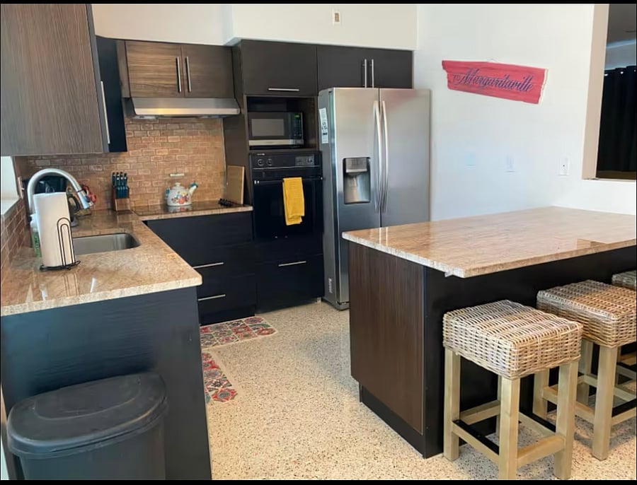 Fully stocked kitchen