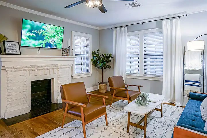 Living Room View from Desk