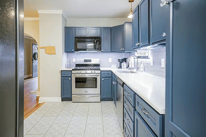 View of Kitchen from Laundry Room