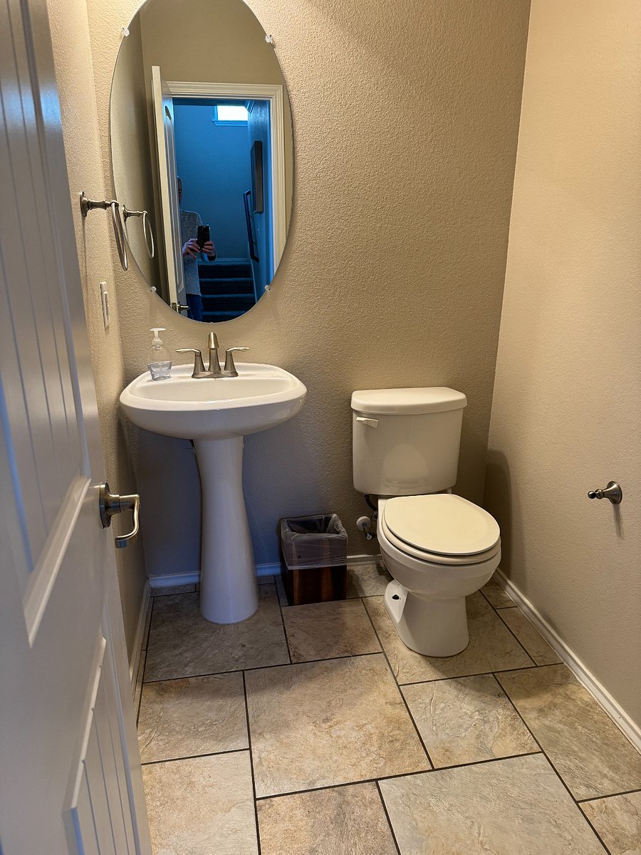 shared half bath downstairs