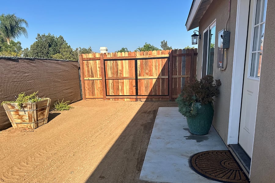 Fully Gated Private Backyard Space