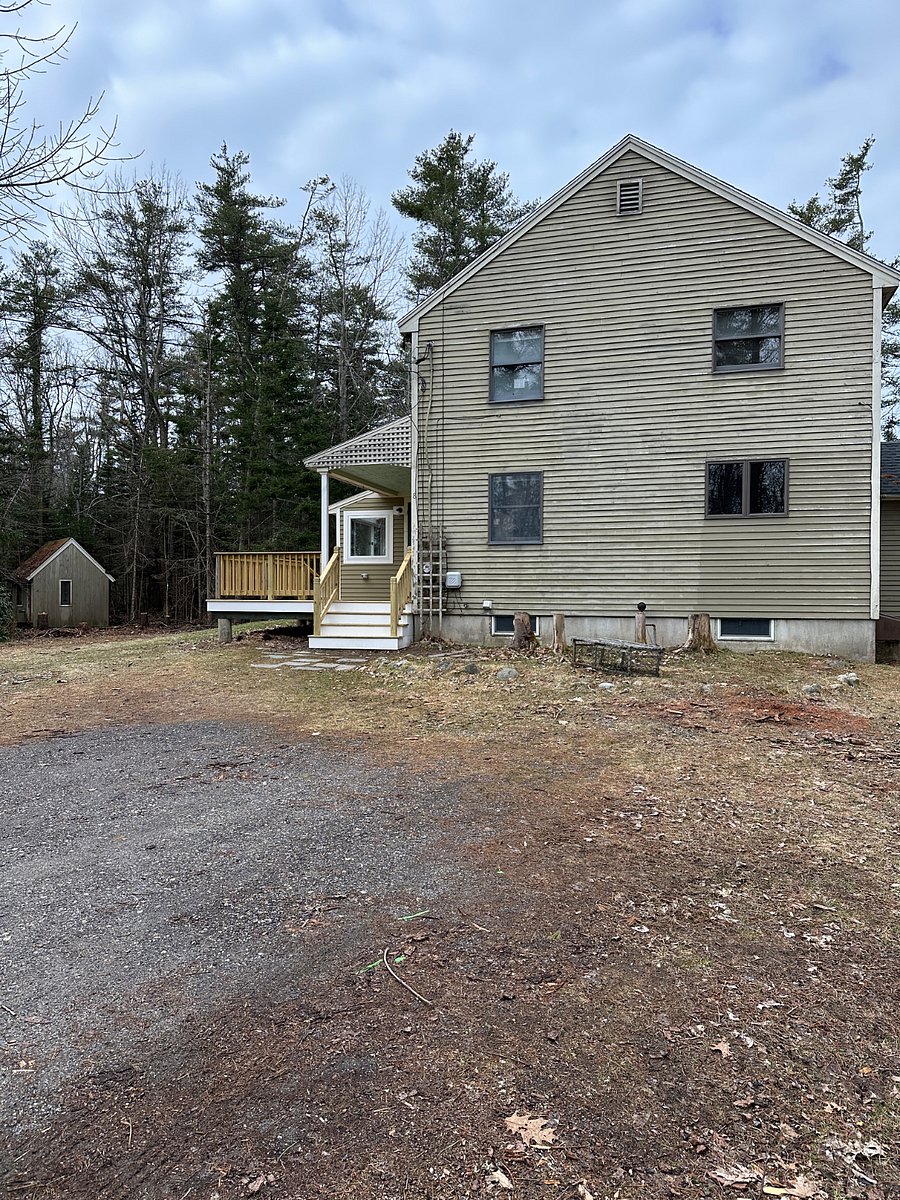The little cottage seen to the left in the photo is not currently in use. In the next year we hope to have it ready for guest to enjoy.