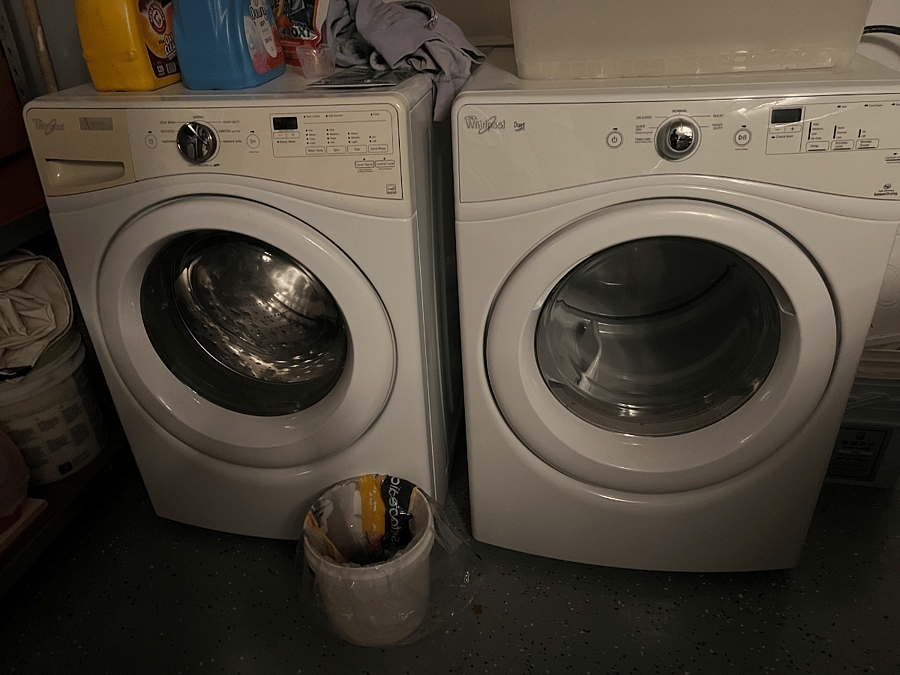 washer and dryer