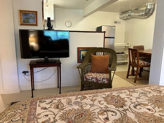 TV view from bed