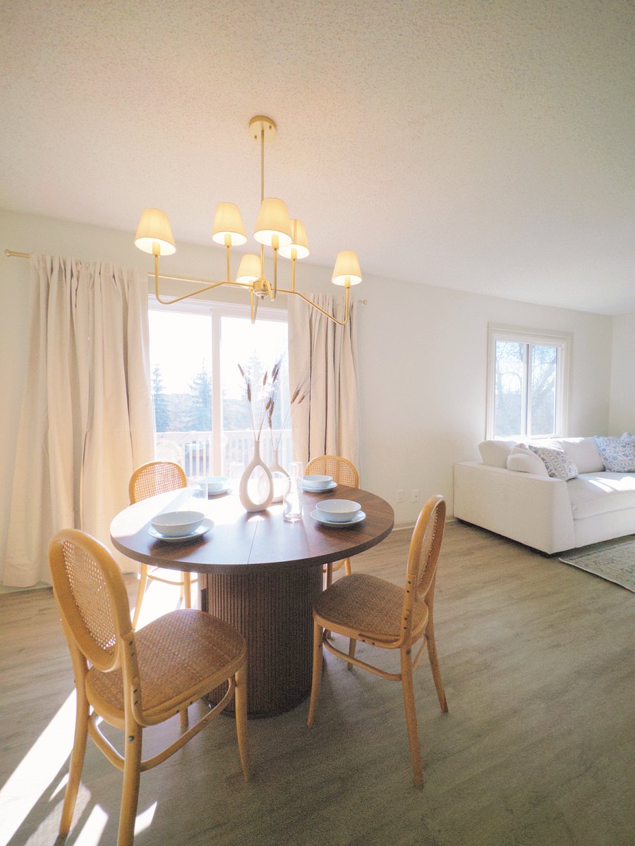 Perfect for intimate family dinners, or outdoor BBQs right on your deck!