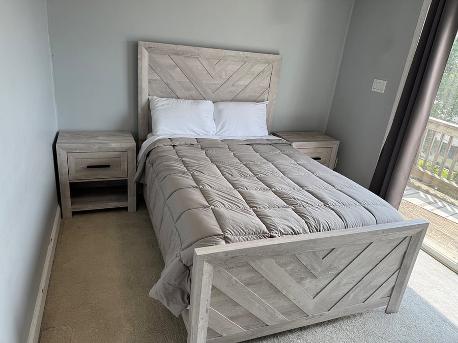 Bedroom 1 with walkout Slider