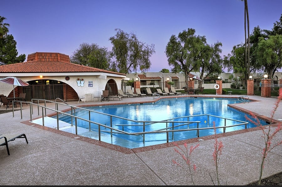 Heated community pool