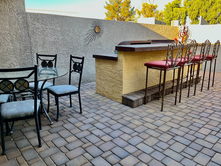 Private patio