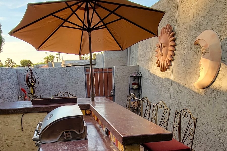 Private grill Station