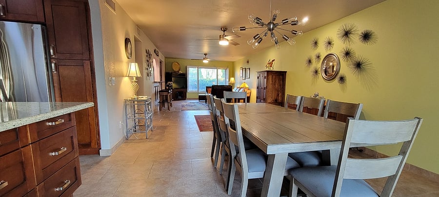Spacious living area