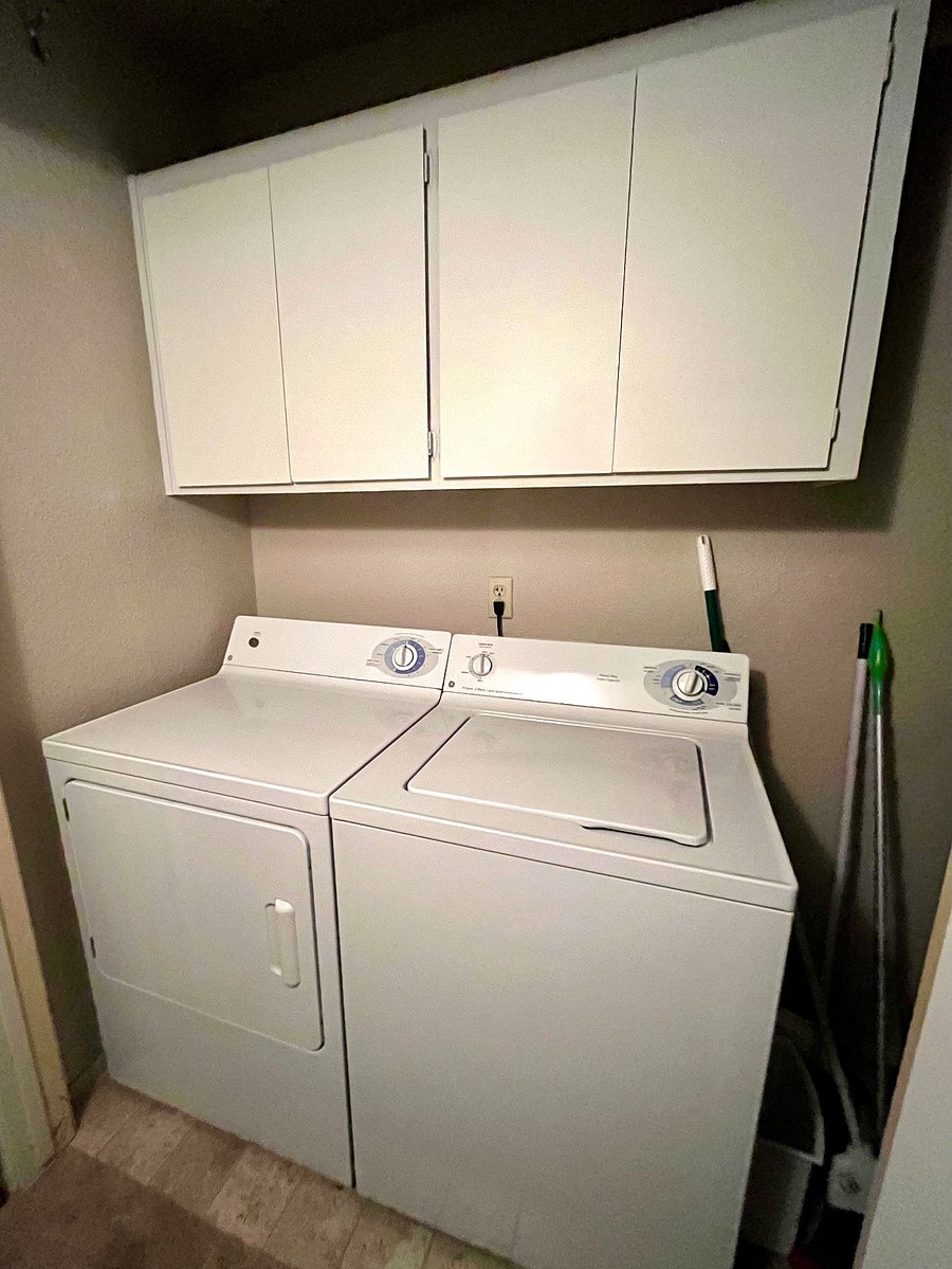 In-unit washer and dryer