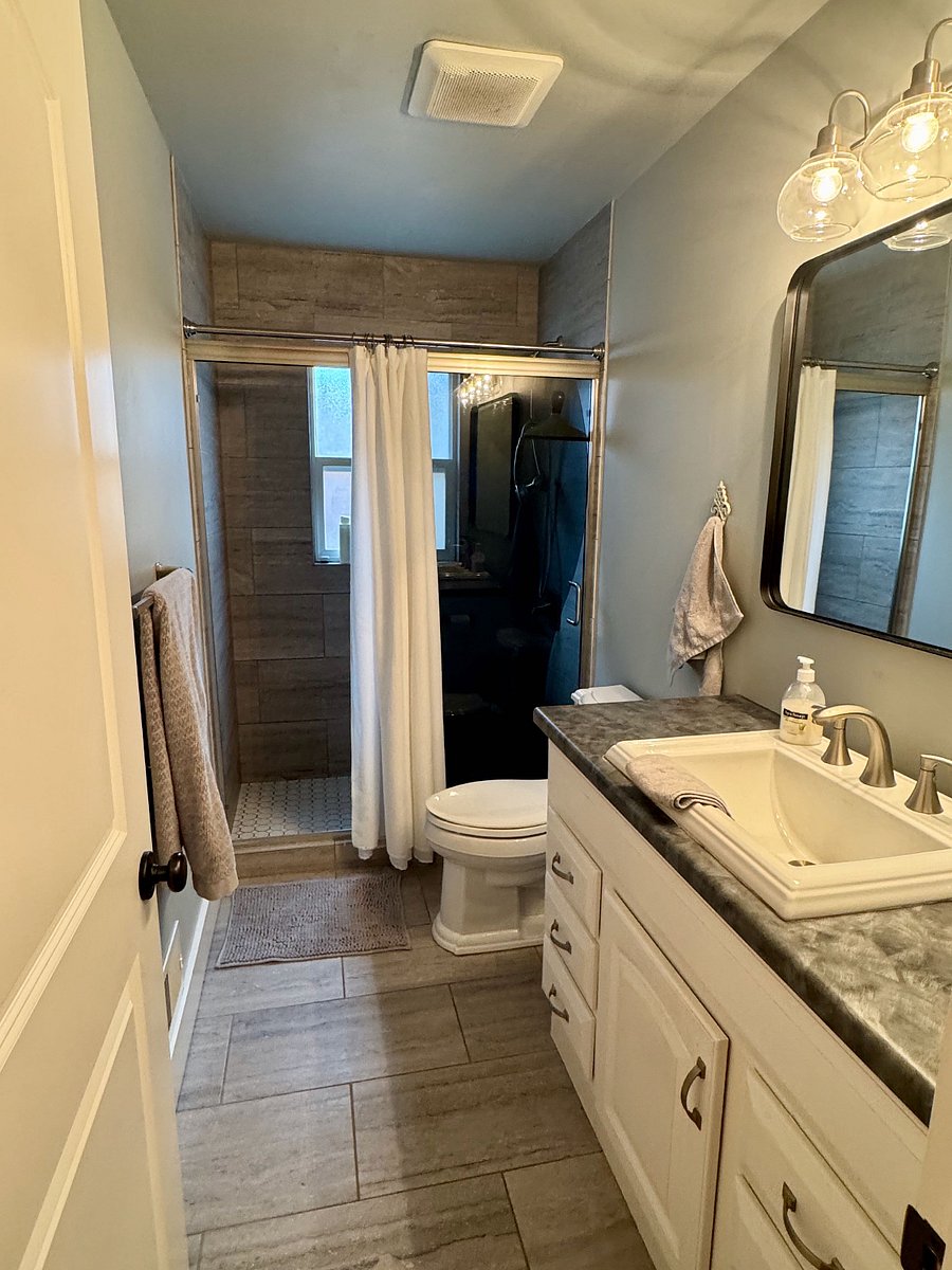 Full Bathroom with walk in shower