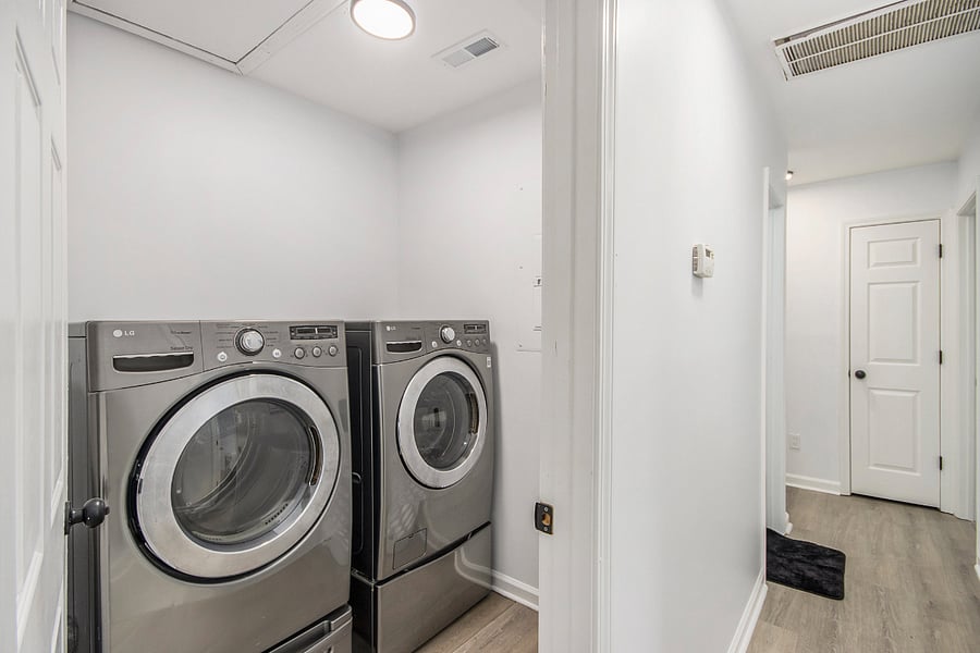 Front load washer and dryer 