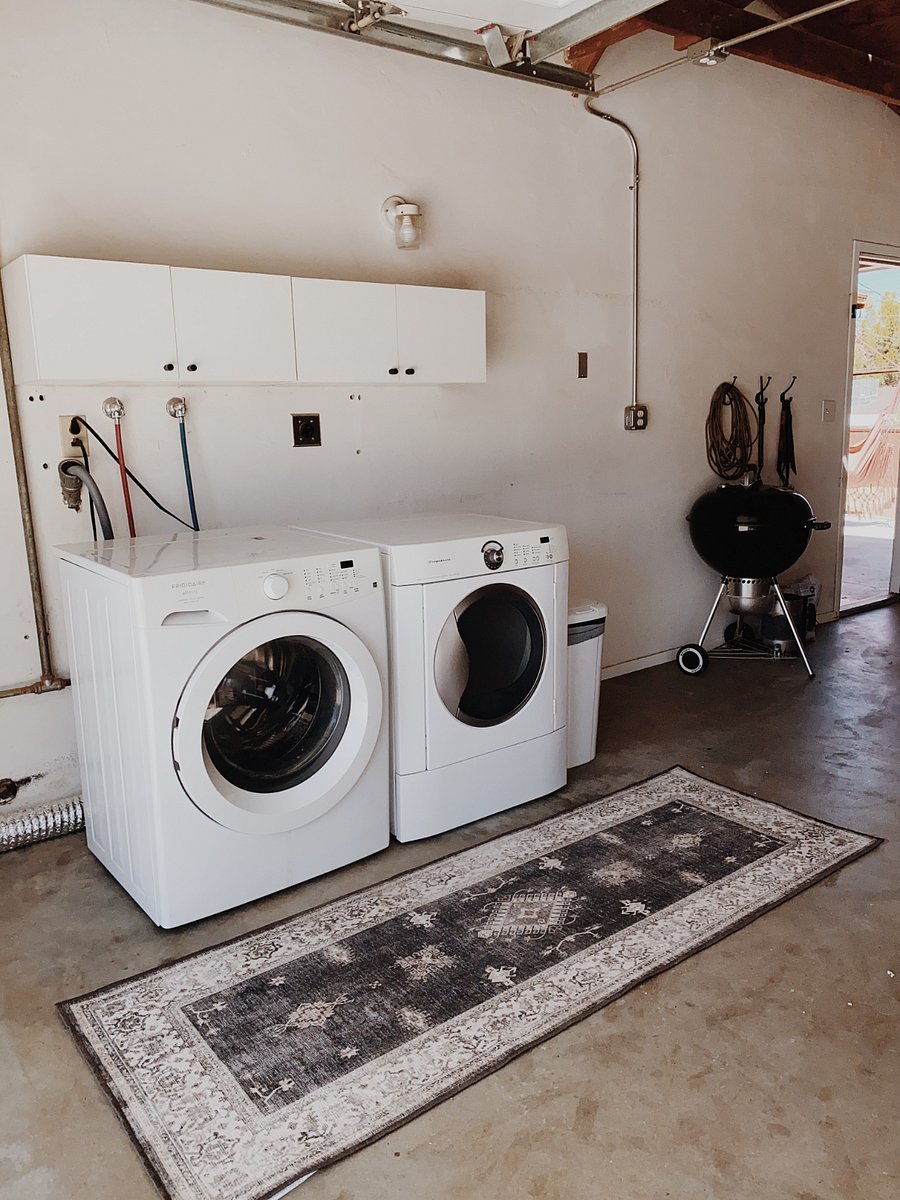 Laundry in attached garage