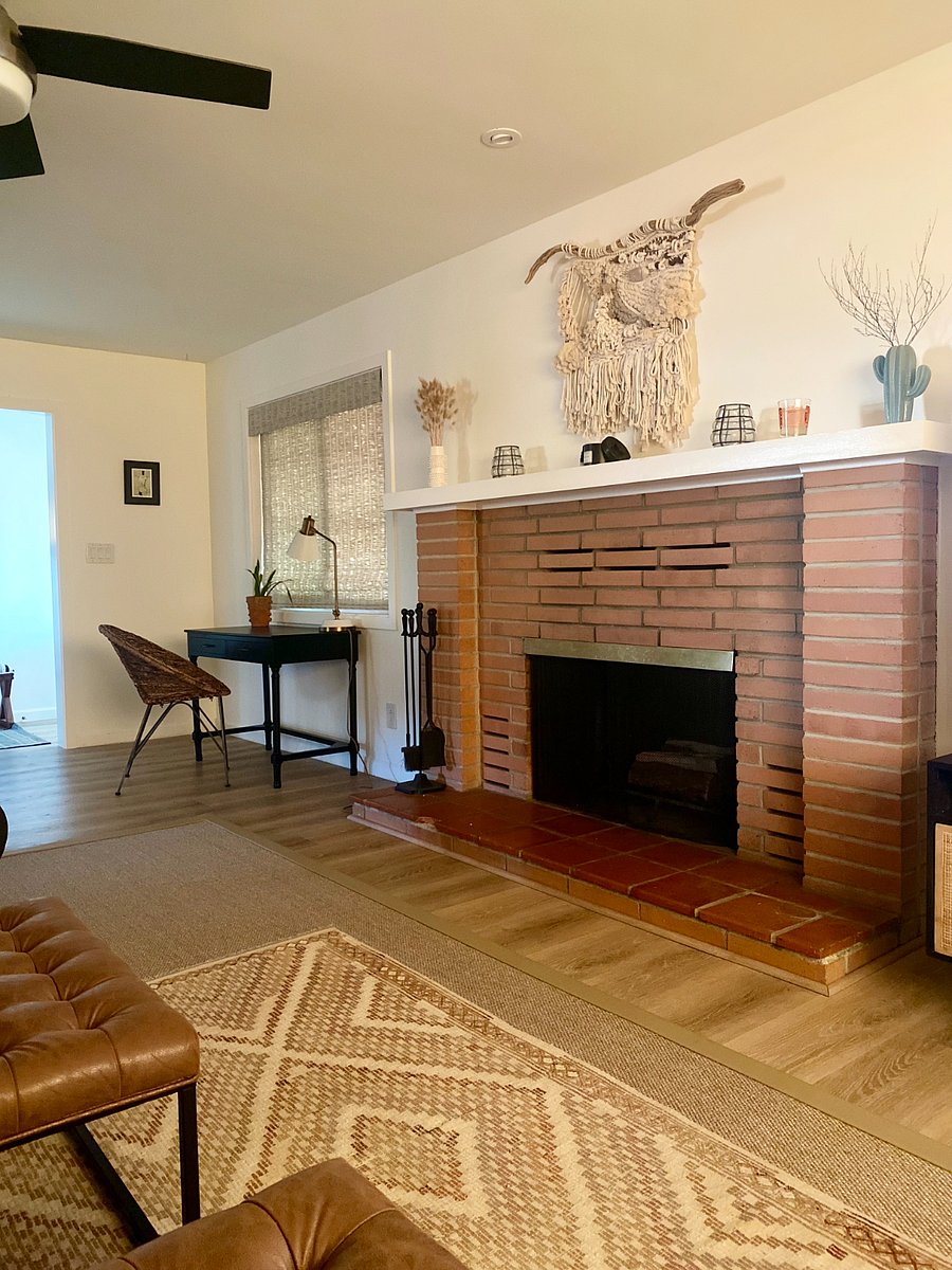 Fireplace in living room