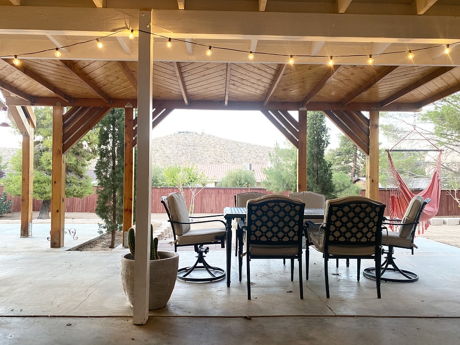 Back patio
