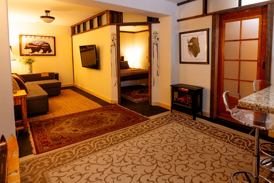 The living room