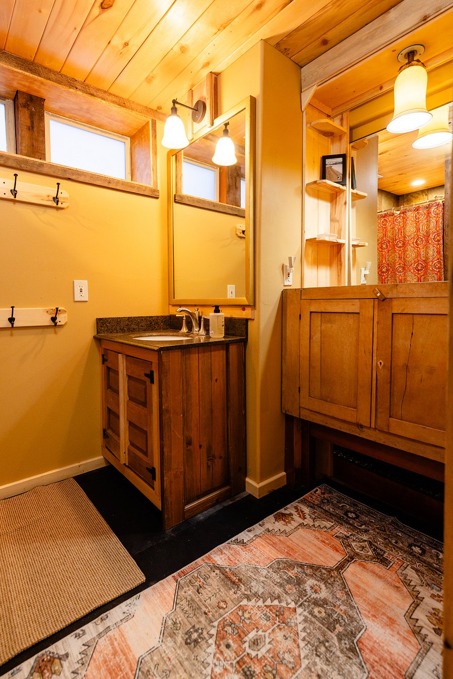 The bathroom