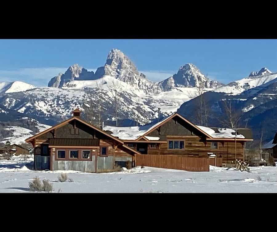 The gorgeous Teton view from your doorstep!