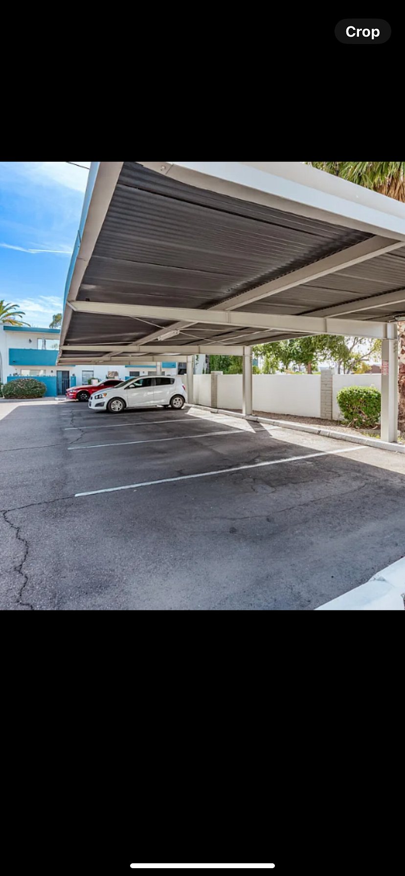 Assigned covered parking