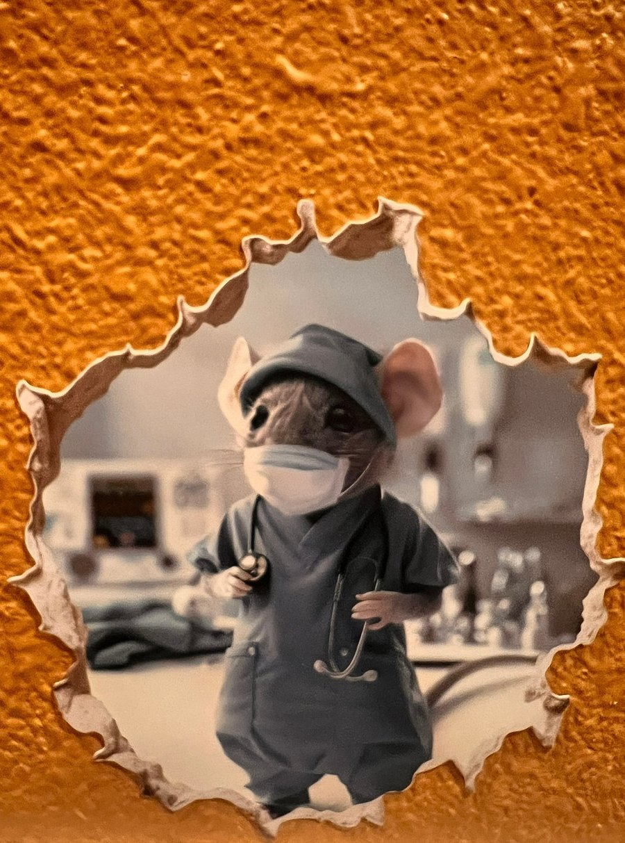 Meet our adorable OR Surgeon who's always on duty in the basement. He never misses a moment to care of patients. He reminds our renters that while we take care of everything with urgency, sometimes the tiniest staff members have the biggest jobs!