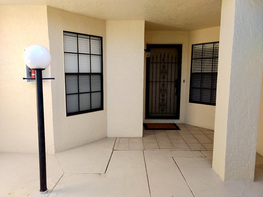To access the unit through the front door you will be given a key.