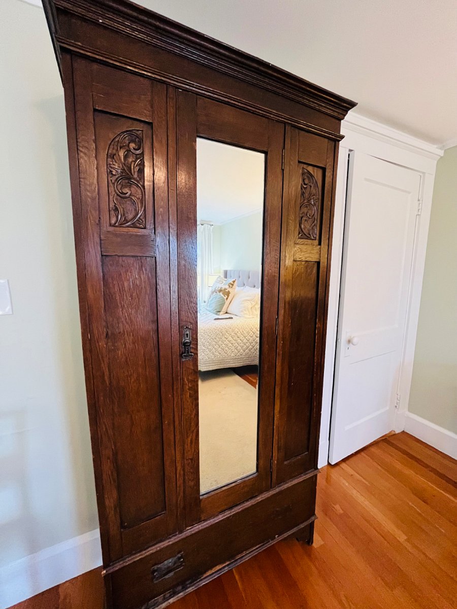 Master armoire and mirror